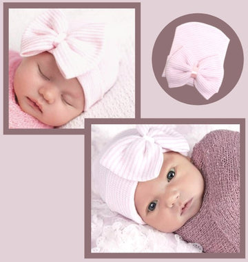 Traditional newborn hospital hat